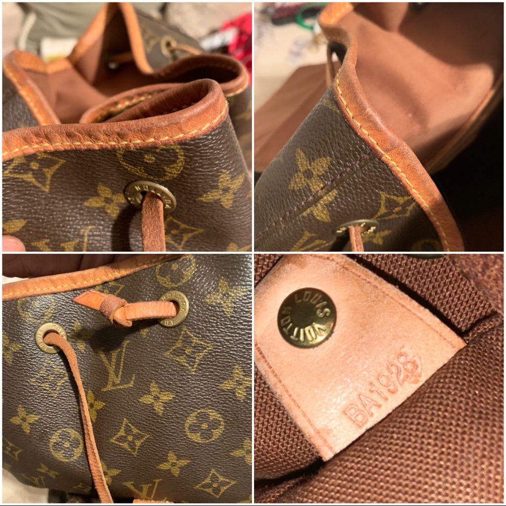 {sold} AUTH Louis Vuitton Montsouris GM - Picture 4 of 8